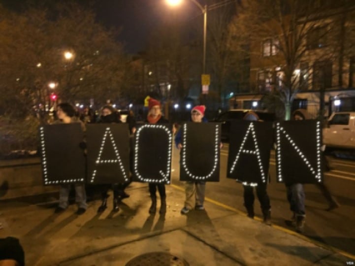 laquan mcdonald protestors